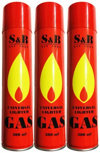 Газ для зажигалок "S&B" 300мл. *12